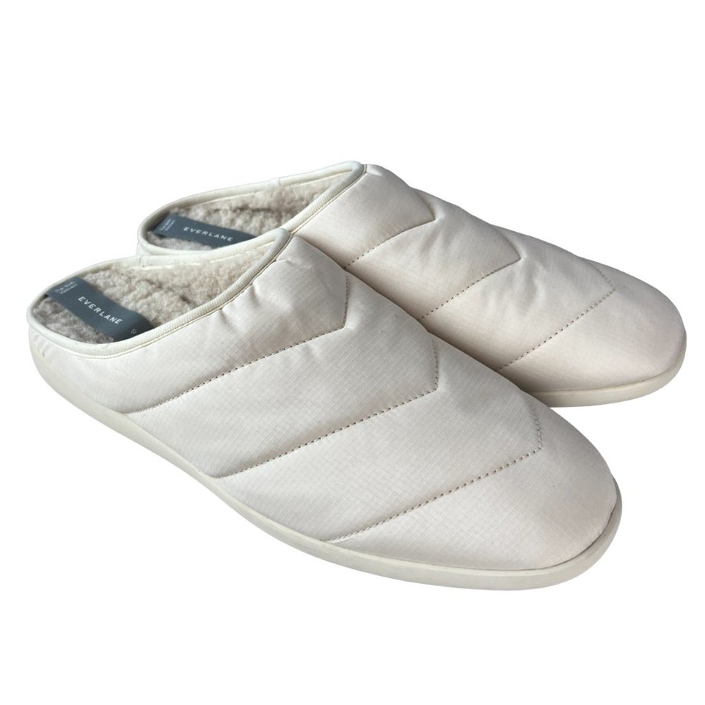 The ReNew Slipper by Everlane in Parchment Size 9 Beige